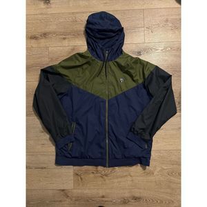 Nike Sportswear Windrunner Windbreaker Navy/Olive-Black Men's Jacket 727324 2XL